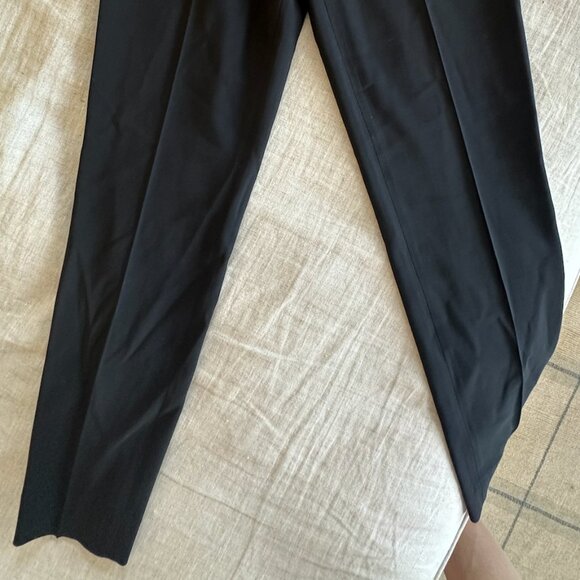 RALPH LAUREN PURPLE COLLECTION Annie Wool Crepe Pant - Black, Size 2 - Picture 8 of 8